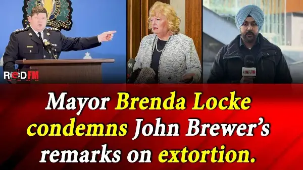 Mayor Brenda Locke condemns John Brewer’s remarks on extortion.