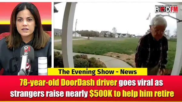 78-year-old DoorDash driver goes viral as strangers raise nearly $500K to help him retire