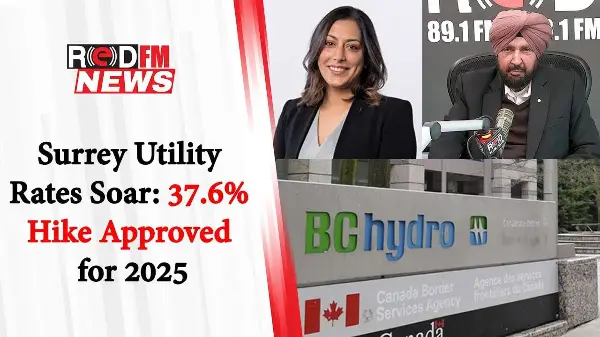 Surrey Utility Rates Soar: 37.6% Hike Approved for 2025