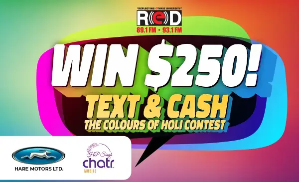 Text & Cash in the Colours of Holi Contest