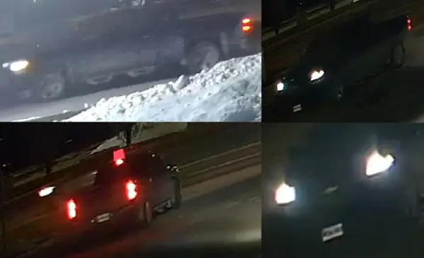 Police seek three suspects in Burlington tow truck arson