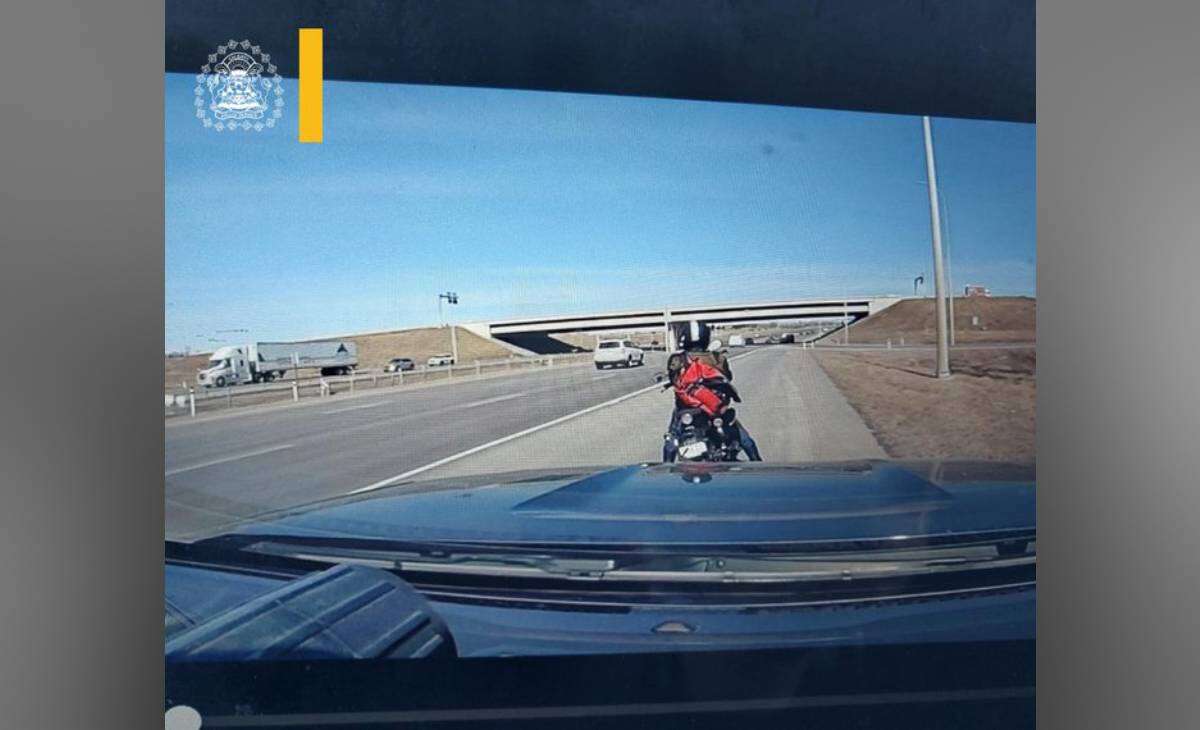 Motorcyclist caught overspeeding Stoney Trail 