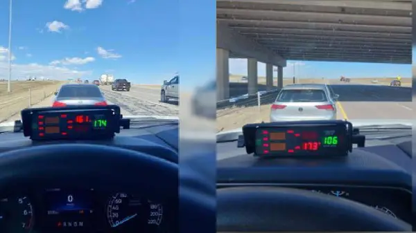 Two Drivers Clocked at Extreme Speeds on Stoney Trail in Calgary 