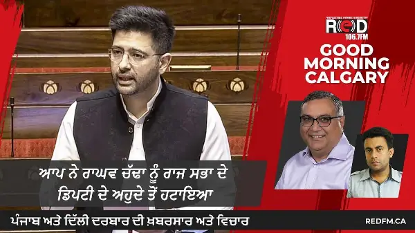 ਆਪ ਨੇ ਰਾਘਵ ਚੱਢਾ ਨੂੰ ਰਾਜ ਸਭਾ ਦੇ ਡਿਪਟੀ ਦੇ ਅਹੁਦੇ ਤੋਂ ਹਟਾਇਆ