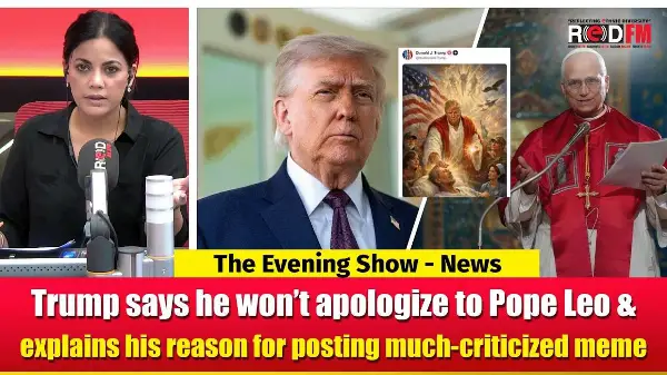 Trump says he won’t apologize to Pope Leo and explains his reason for posting much-criticized meme