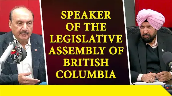 Harjinder Thind Interivew with Raj Chouhan, Speaker of the Legislative Assembly of British Columbia