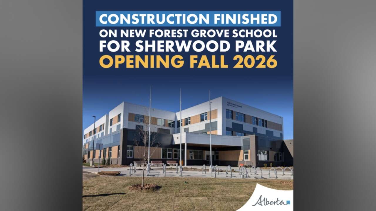 New Sherwood Park School completed ahead of schedule