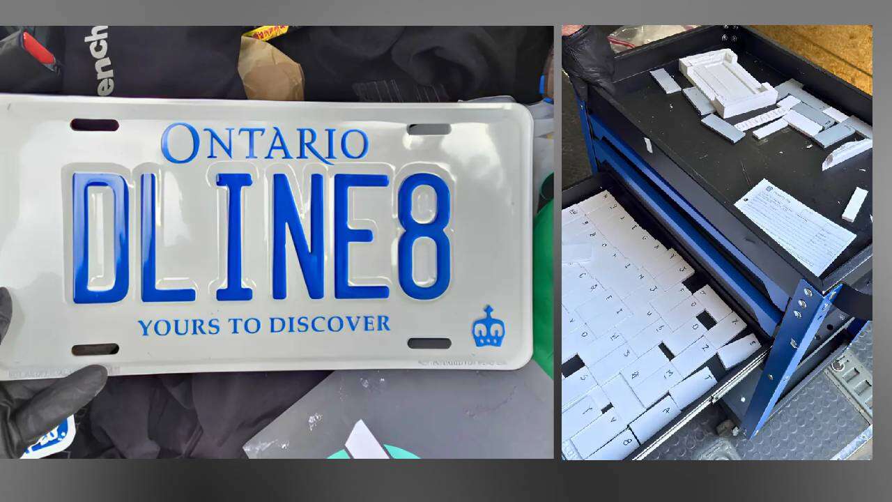 Two Charged in Counterfeit Licence Plate Investigation 