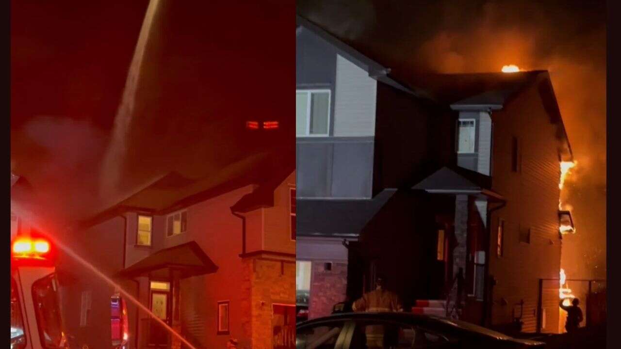 Early morning fire displaces 7 in northwest Calgary