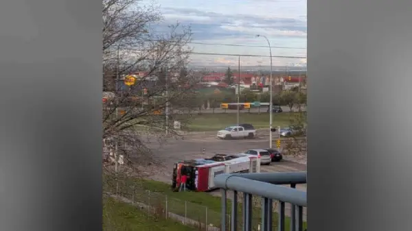 Bus crash in southeast Calgary injures several people