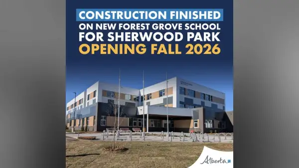 New Sherwood Park School completed ahead of schedule