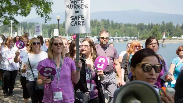 B.C. nurses deliver historic strike mandate with 98.2% vote in favor of job action