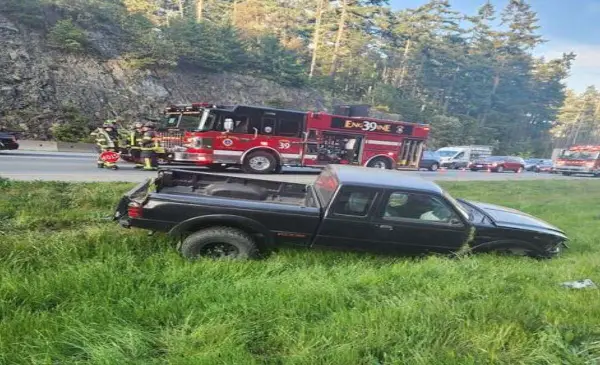 Two vehicles impounded after alleged street racing crash on Trans-Canada highway 
