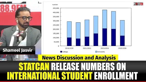 Toronto & Canada News | StatsCan release numbers on international student enrollment | May 6th
