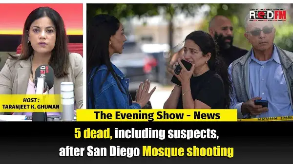 5 dead, including suspects, after San Diego Mosque shooting | RED FM NEWS