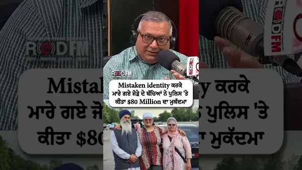 Children of Punjabi couple killed in mistaken identity case file $80M lawsuit against Peel Police