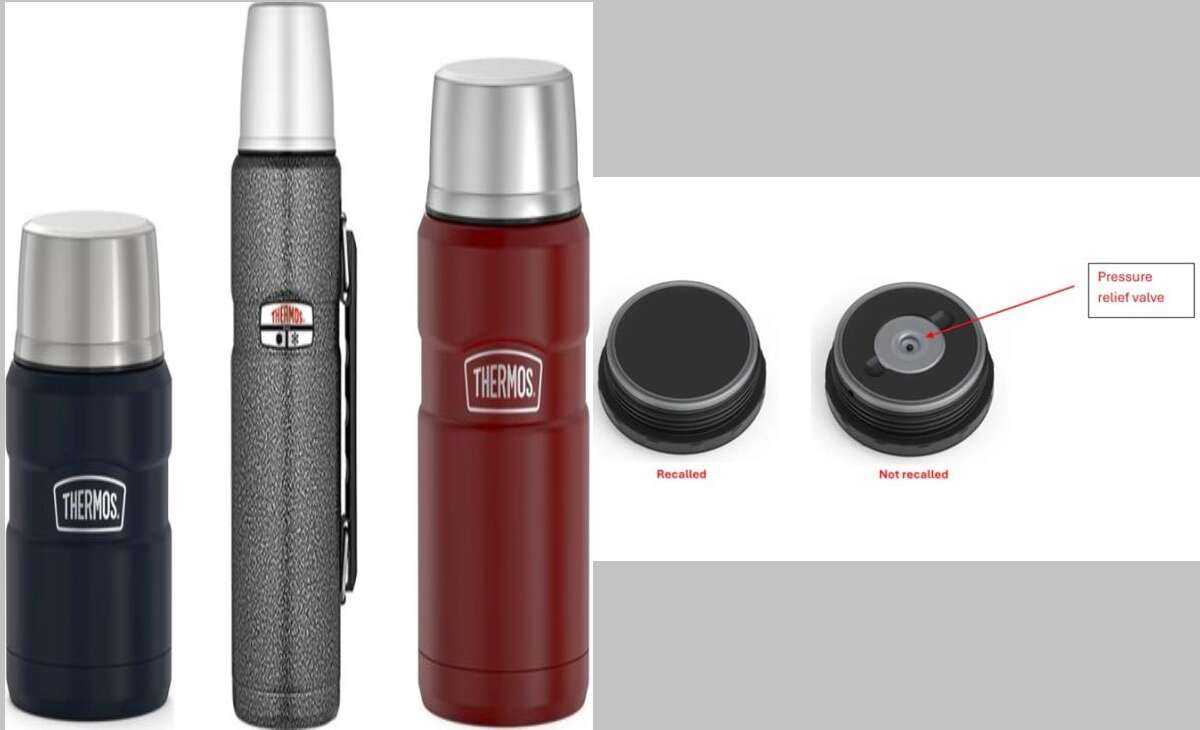 Recall issued for Thermos food jars and bottles due to pressure hazard risk 