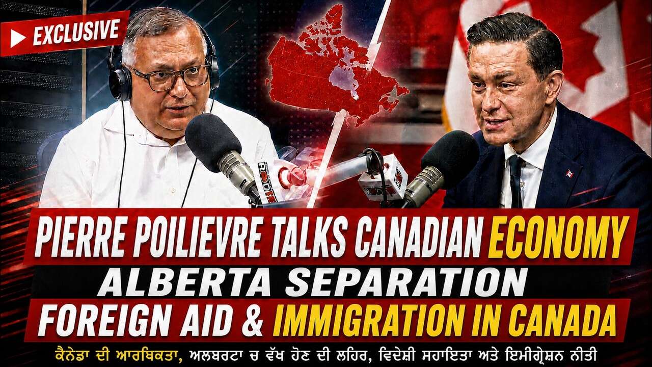 Pierre Poilievre Talks Canadian Economy, Alberta Separation, Foreign Aid & Immigration in Canada