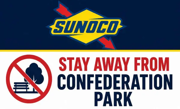 A water leak at the Burnaby fuel refinery  contained. Public access to Confederation Park has been restored. 