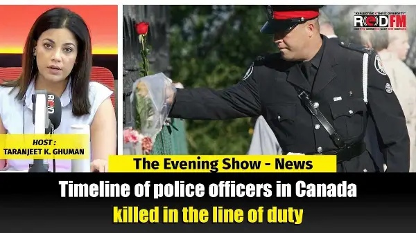 Timeline of police officers in Canada killed in the line of duty | RED FM NEWS