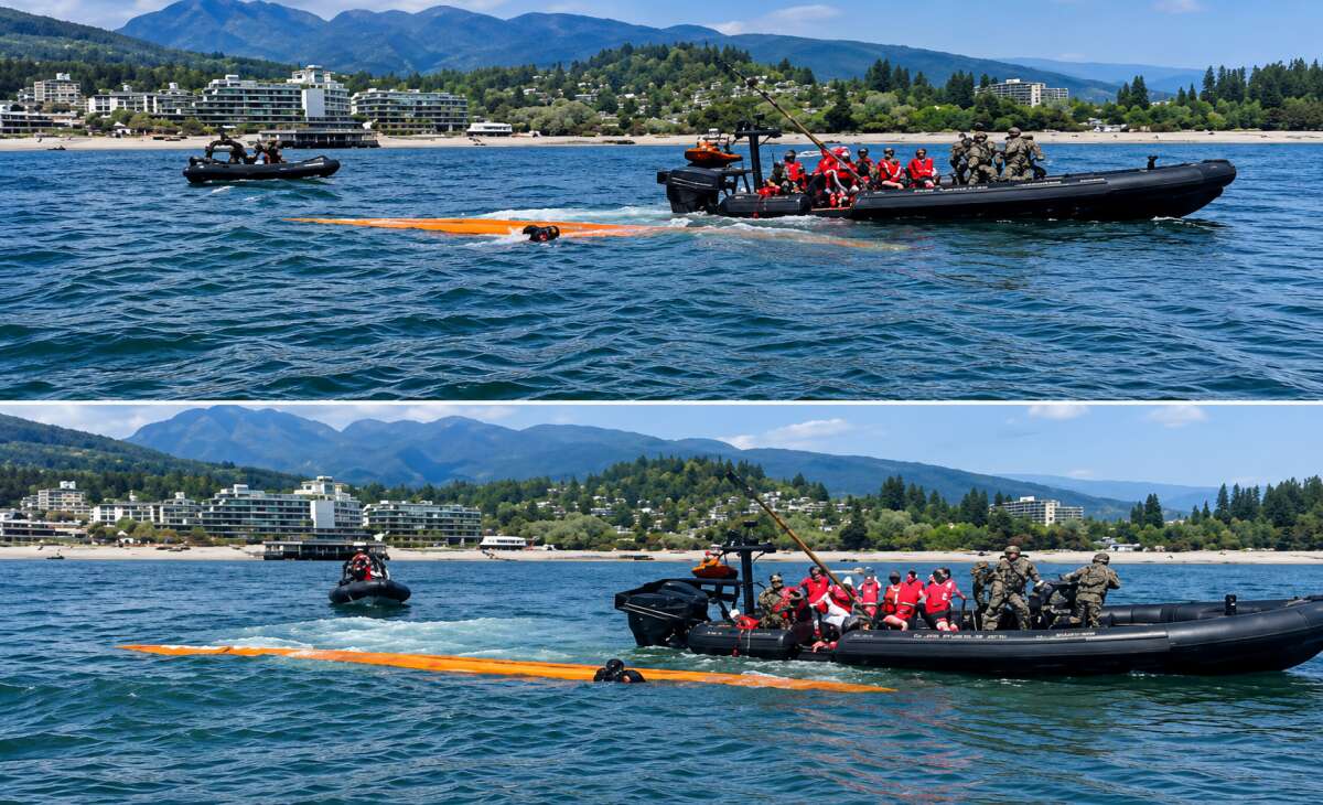  RCMP marine team rescues 11 people after canoe capsizes in Burrard Inlet 