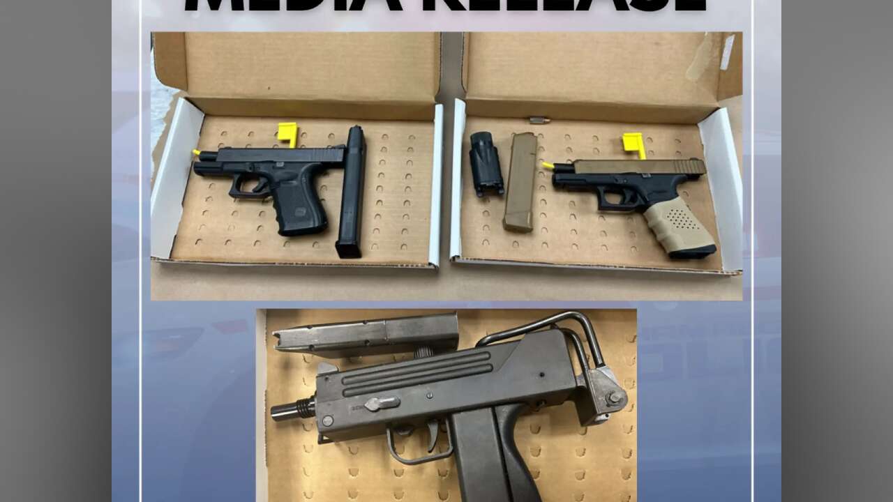 Four men arrested after Durham Police seize handguns during Ajax firearms investigation 