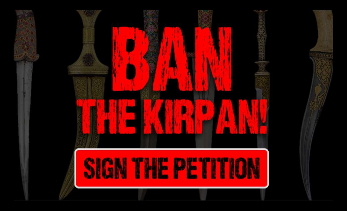  Ban the Kirpan: petition launched by Juno News 