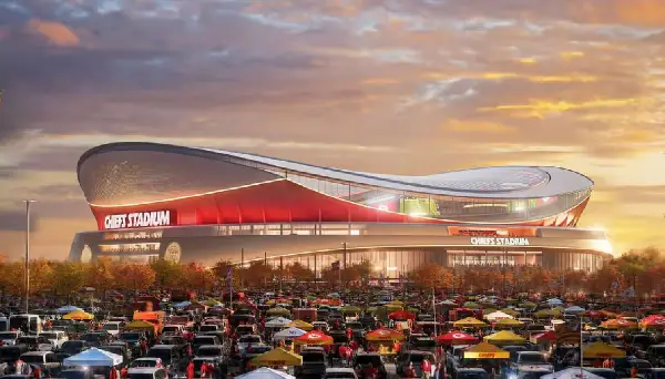 Kansas city chiefs’ new stadium design draws comparisons to Calgary Saddledome