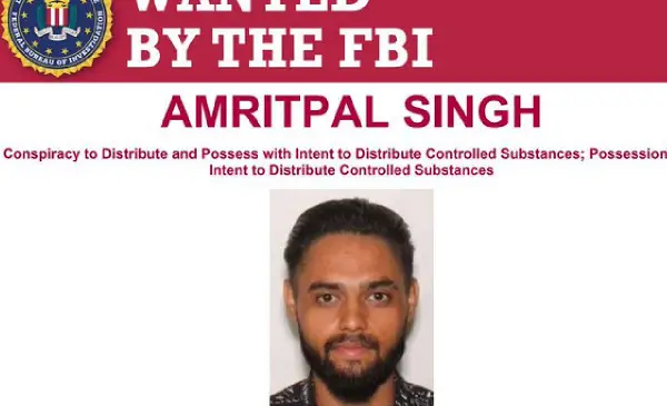FBI Issues Wanted Poster for Vancouver Based Suspect Amritpal Singh