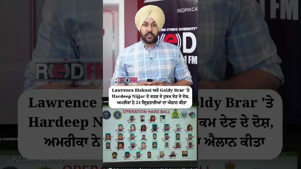 Lawrence Bishnoi and Goldy Brar accused of ordering Hardeep Singh Nijjar's murder