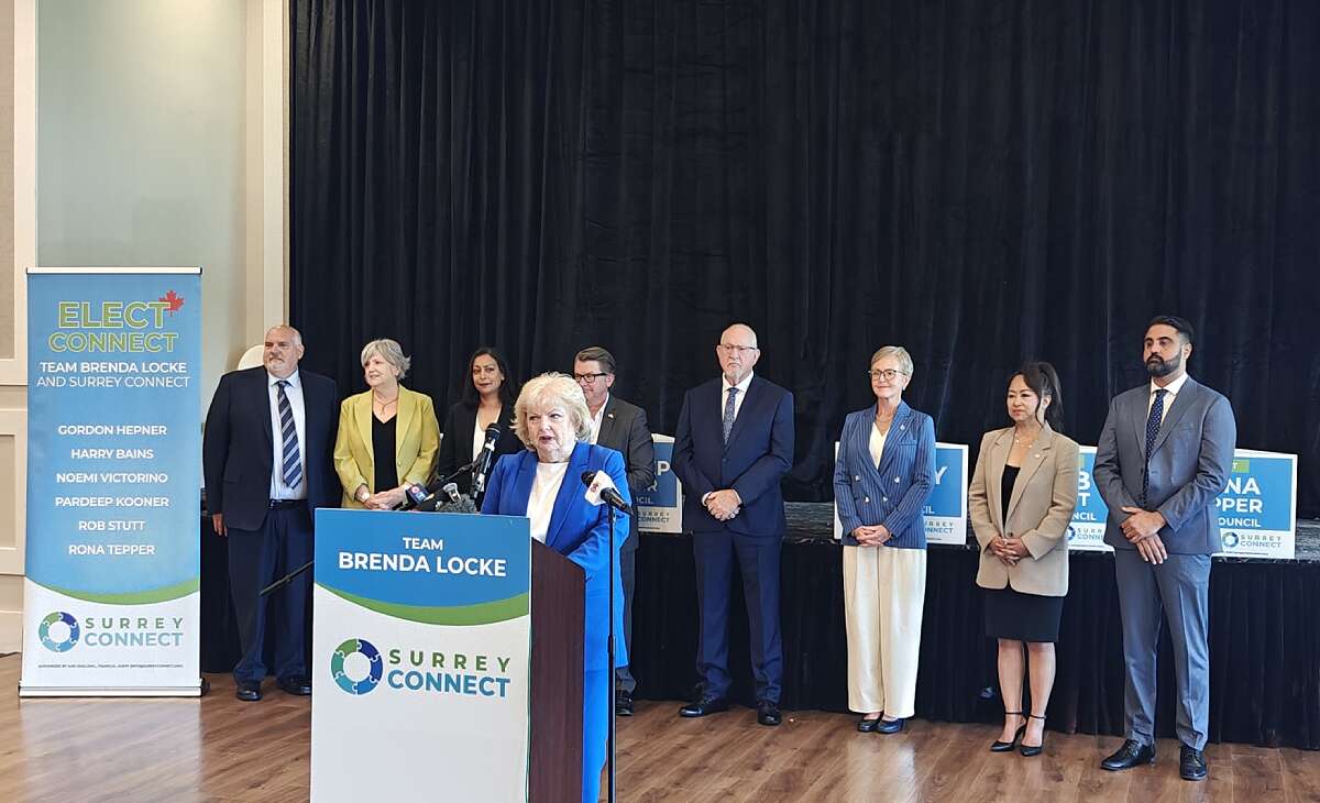 Mayor Brenda Locke unveils final 2 candidates for Surrey Connect slate