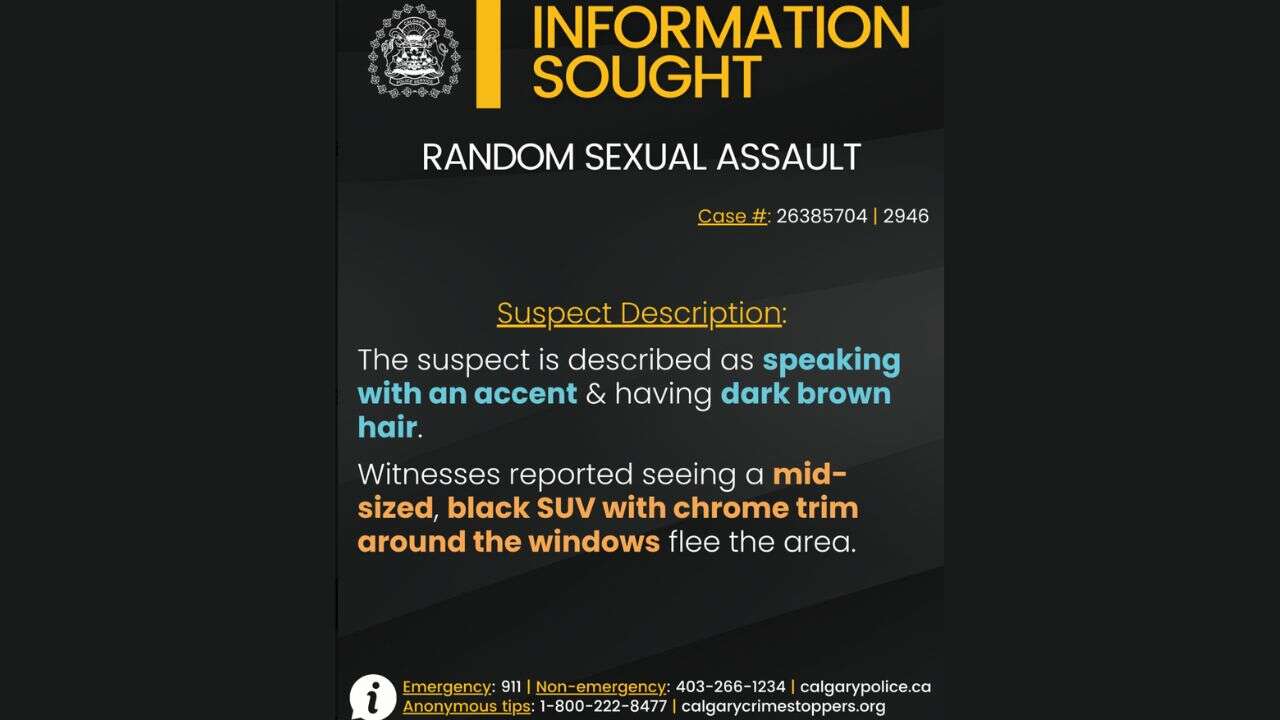 Woman hospitalized after sexual assault at south Calgary CTrain station