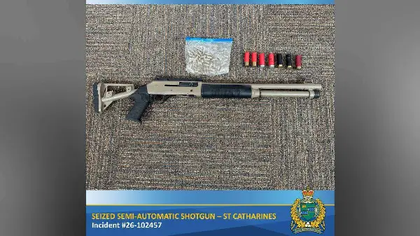 Two Arrested After Firearm Seized in St. Catharines