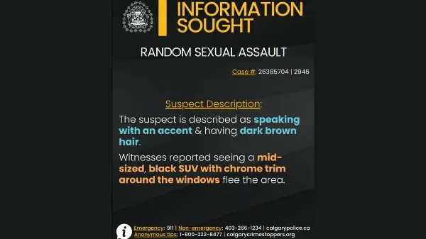 Woman hospitalized after sexual assault at south Calgary CTrain station