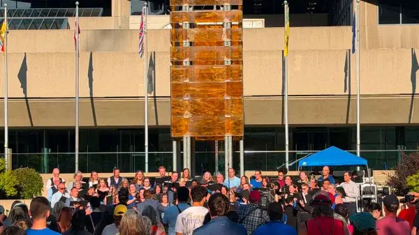 Calgary mourns 11-year-old Parker at City Hall vigil