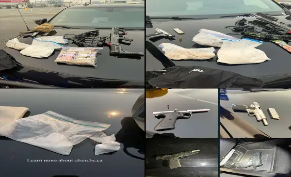 UGET seizes firearms, weapons and drugs during Penticton wildfire response 