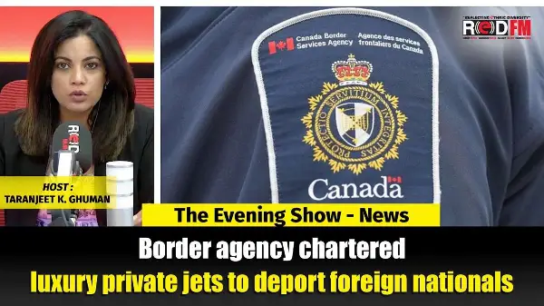 Border agency chartered luxury private jets to deport foreign nationals | RED FM NEWS