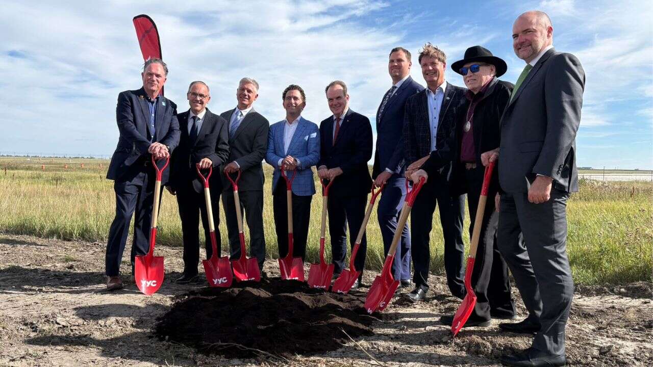 Calgary Airports breaks ground on Alberta aviation training hub