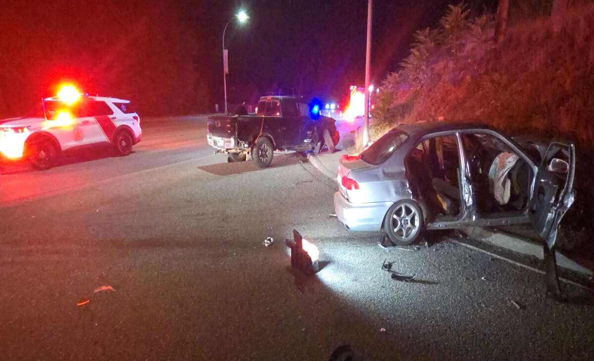 27-year-old woman dies after Highway 97 collision in Lake Country 
