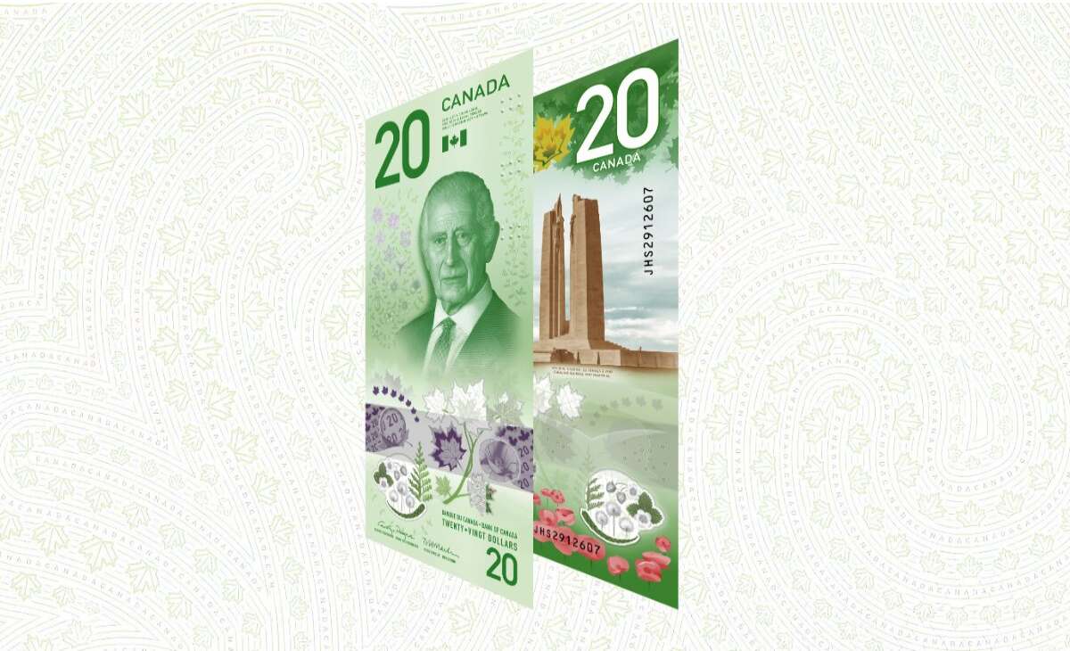 New $20 bill featuring King Charles to enter circulation next year
