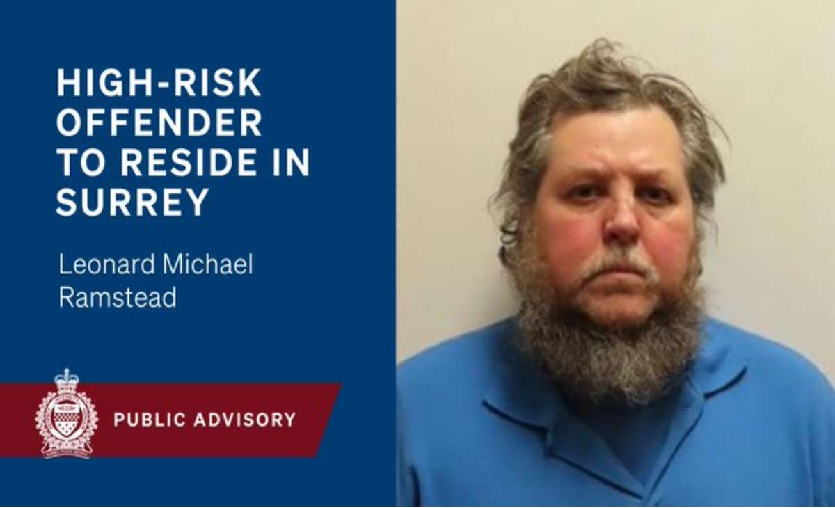  High-Risk offender Leonard Michael Ramstead to reside in Surrey