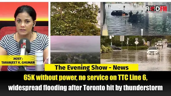 65K without power, no service on TTC Line 6, widespread flooding after Toronto hit by thunderstorm