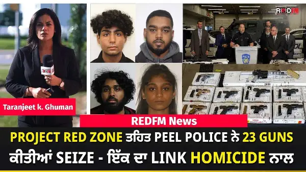 Project Red Zone: Peel Police Seize 23 Guns, One Linked to 2024 Mississauga Homicide