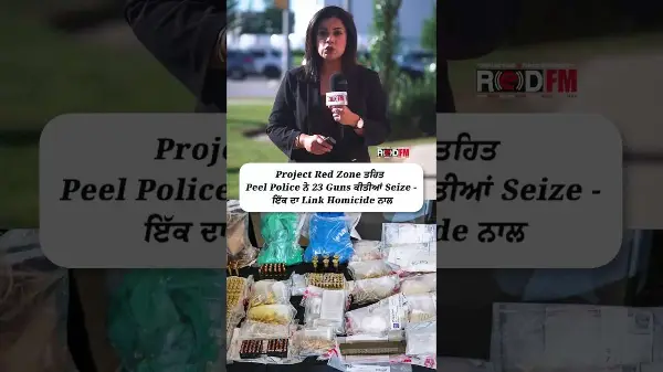 Project Red Zone: Peel Police Seize 23 Guns, One Linked to 2024 Mississauga Homicide