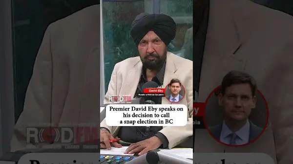 Premier David Eby speaks on his decision to call a snap election in BC
