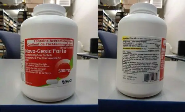 Teva recalls Novo-Gesic Forte acetaminophen over possible contamination
